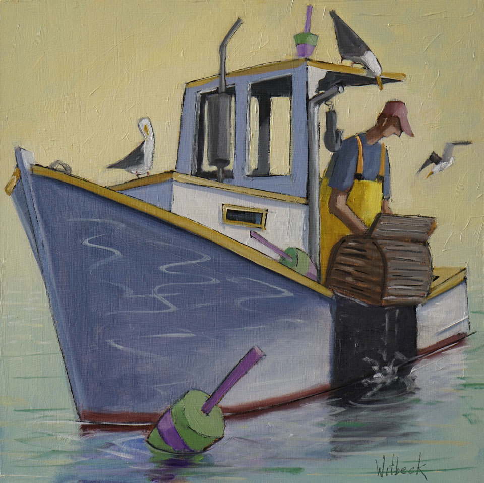 The First Fisherman – Artist Insights from David Witbeck at Maine